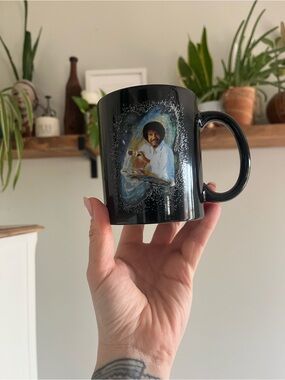 Novelty Bob Ross coffee mug